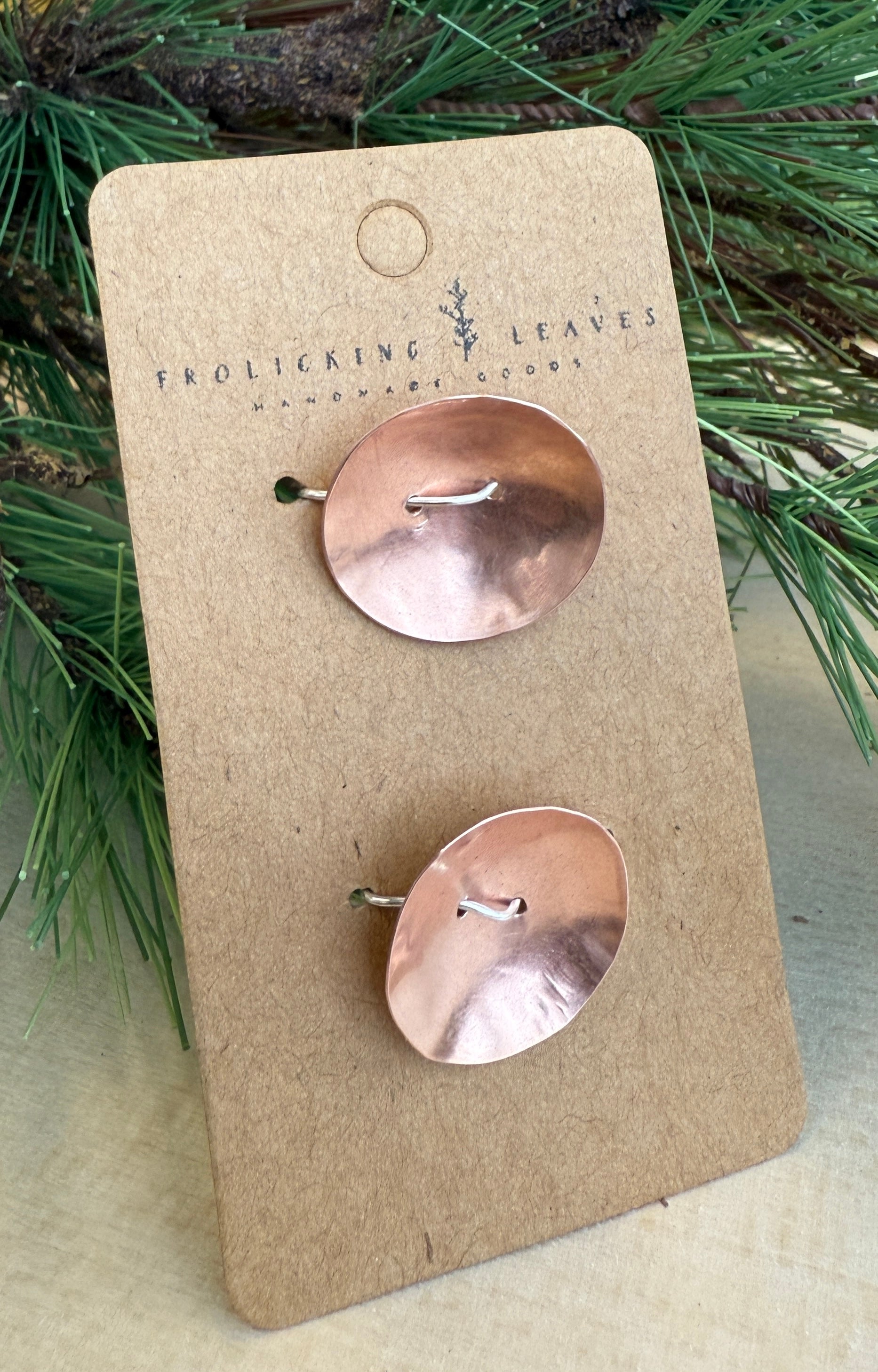 Hand Cut Copper Buttons