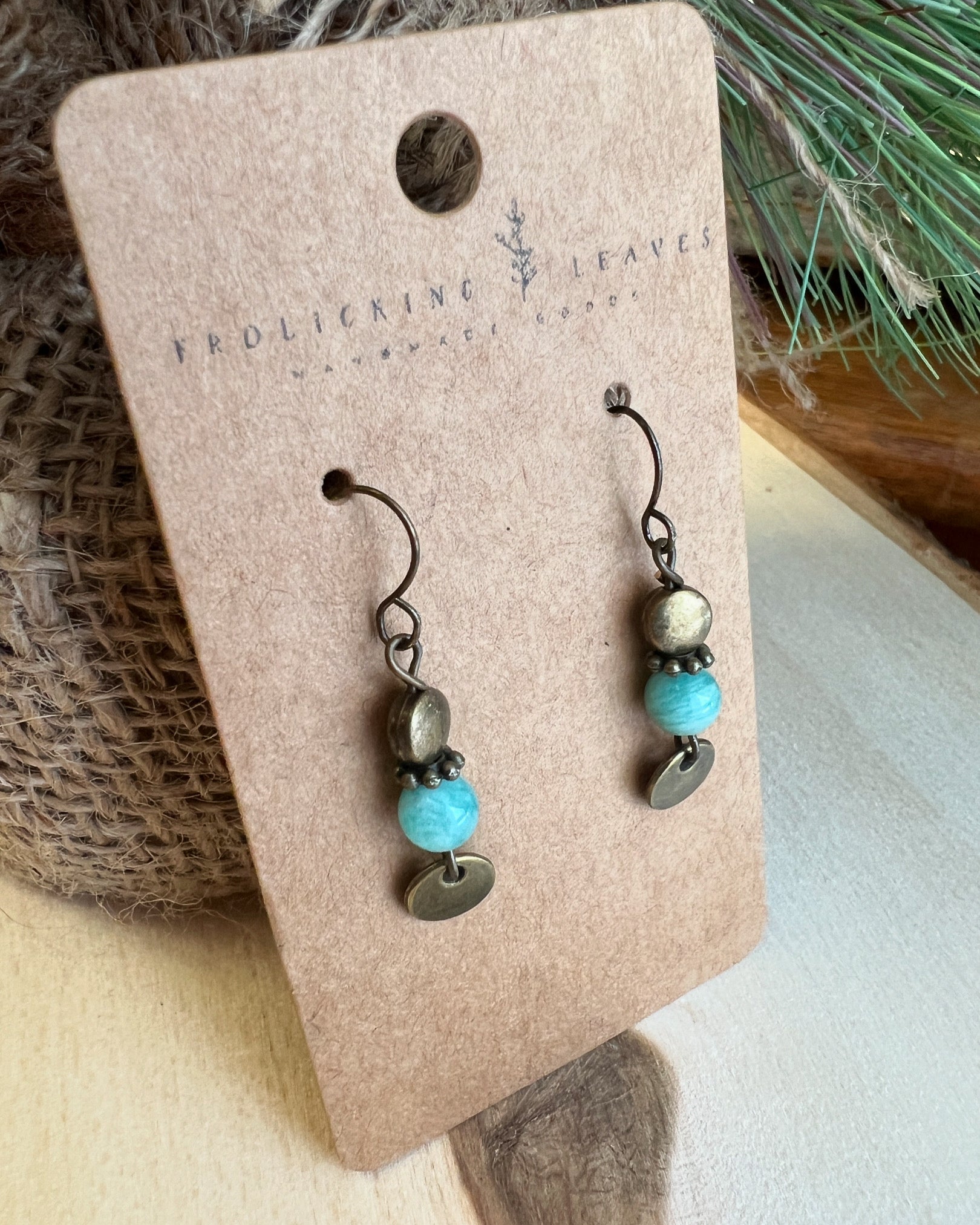 Jadeite Dangle Earrings