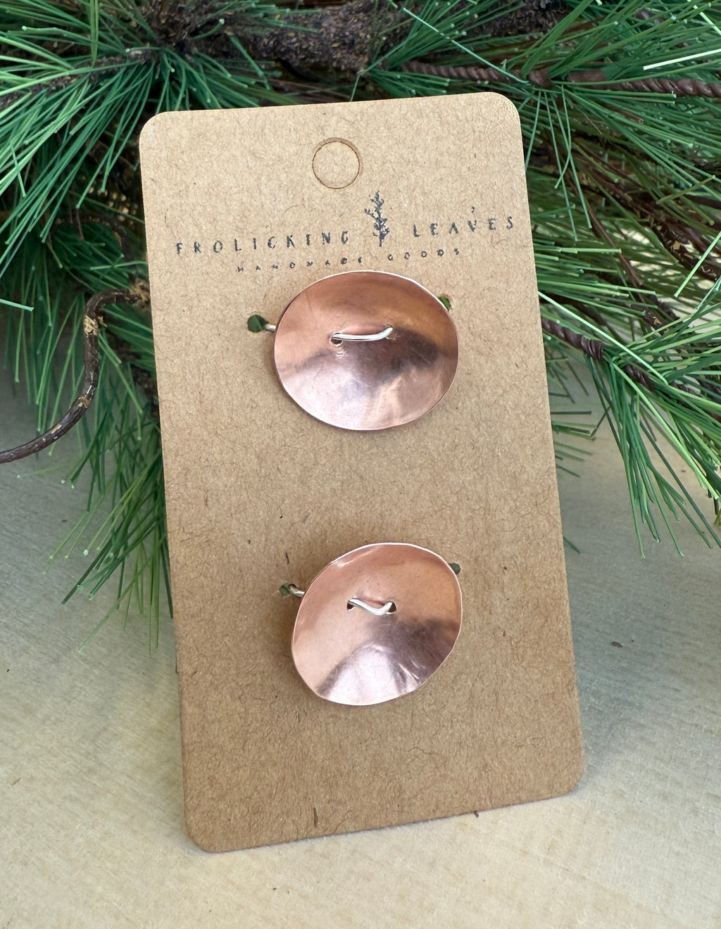 Hand Cut Copper Buttons
