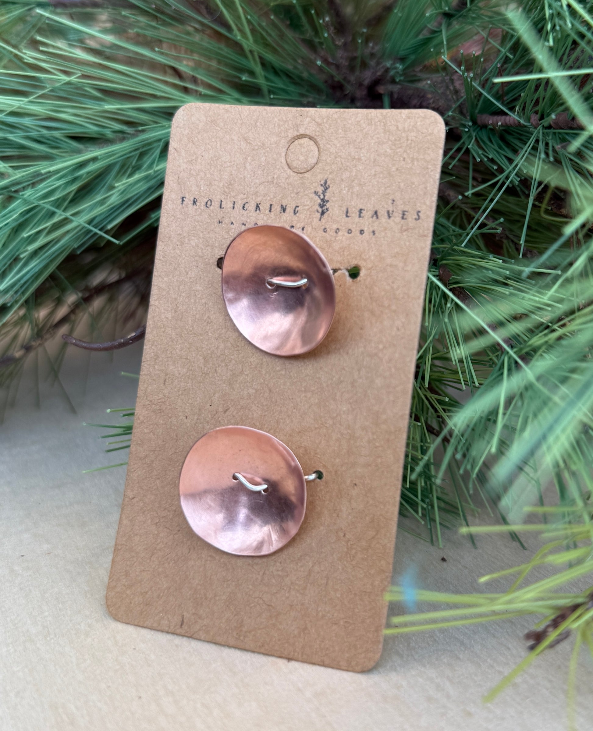 Hand Cut Copper Buttons