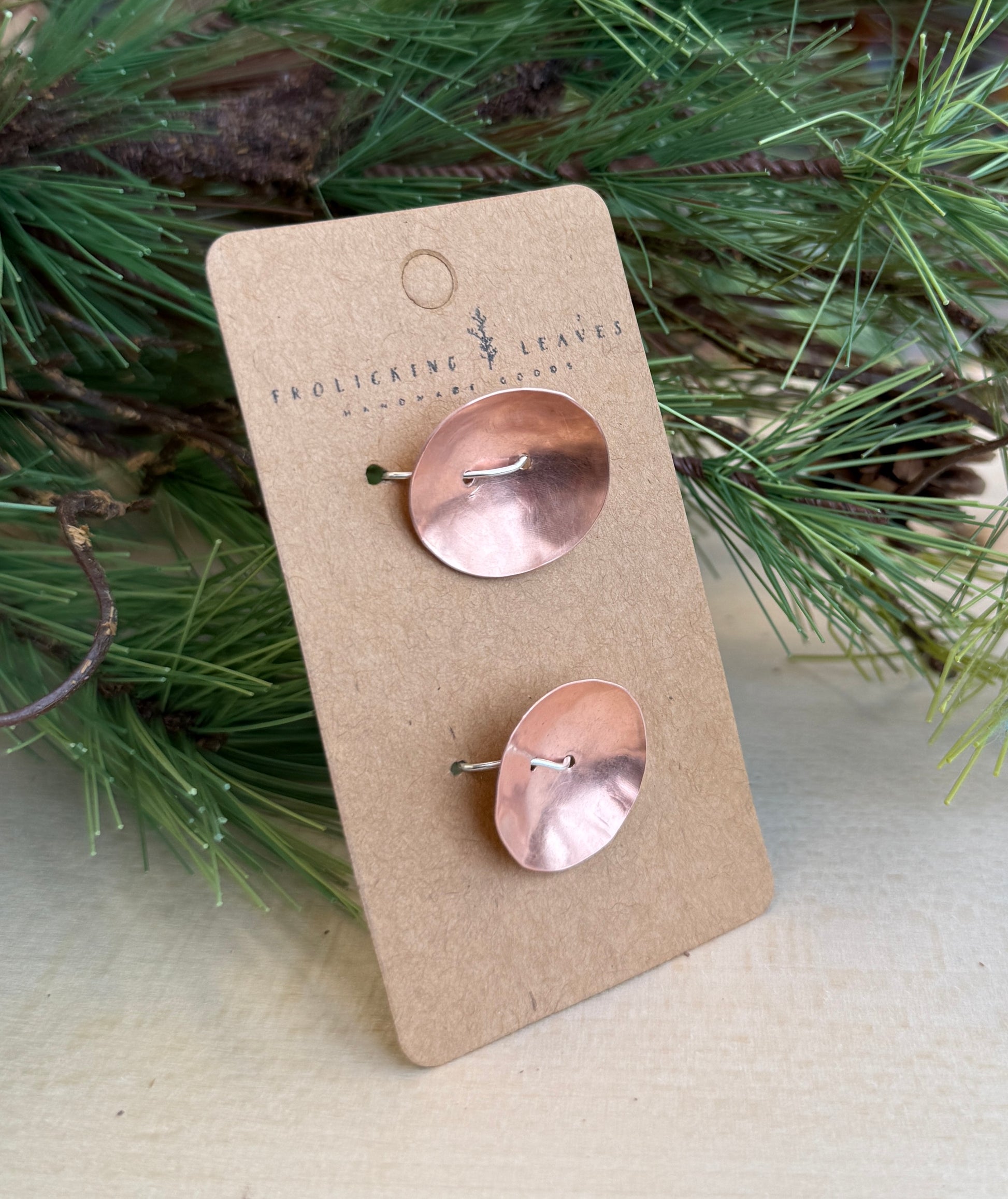 Hand Cut Copper Buttons