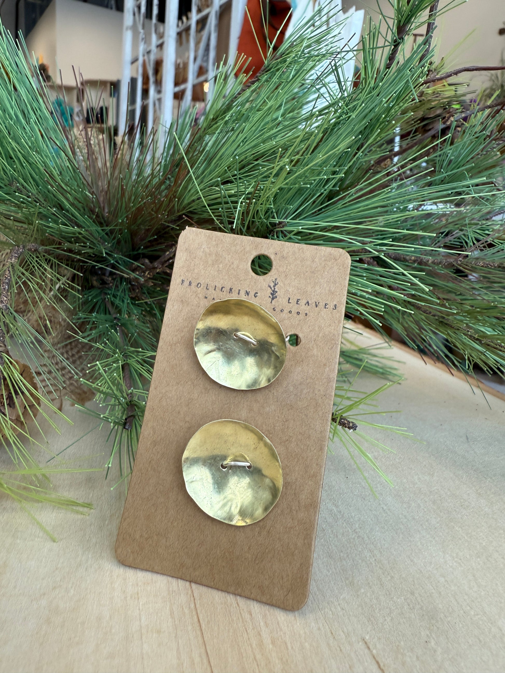Hand Cut Brass Buttons