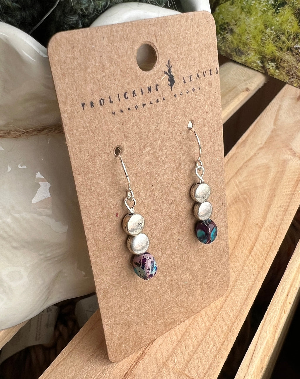 Purple Jasper Earrings