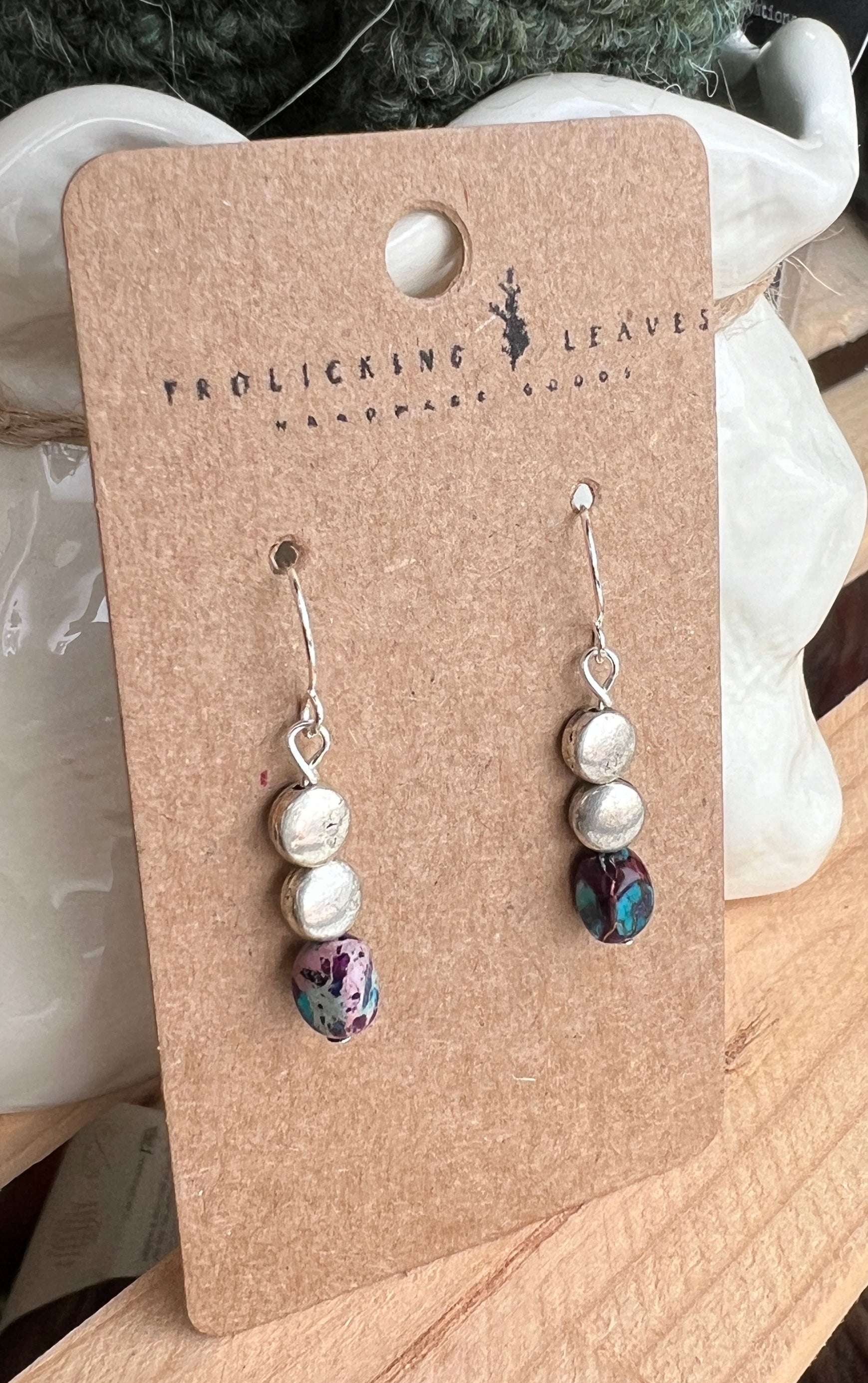 Purple Jasper Earrings