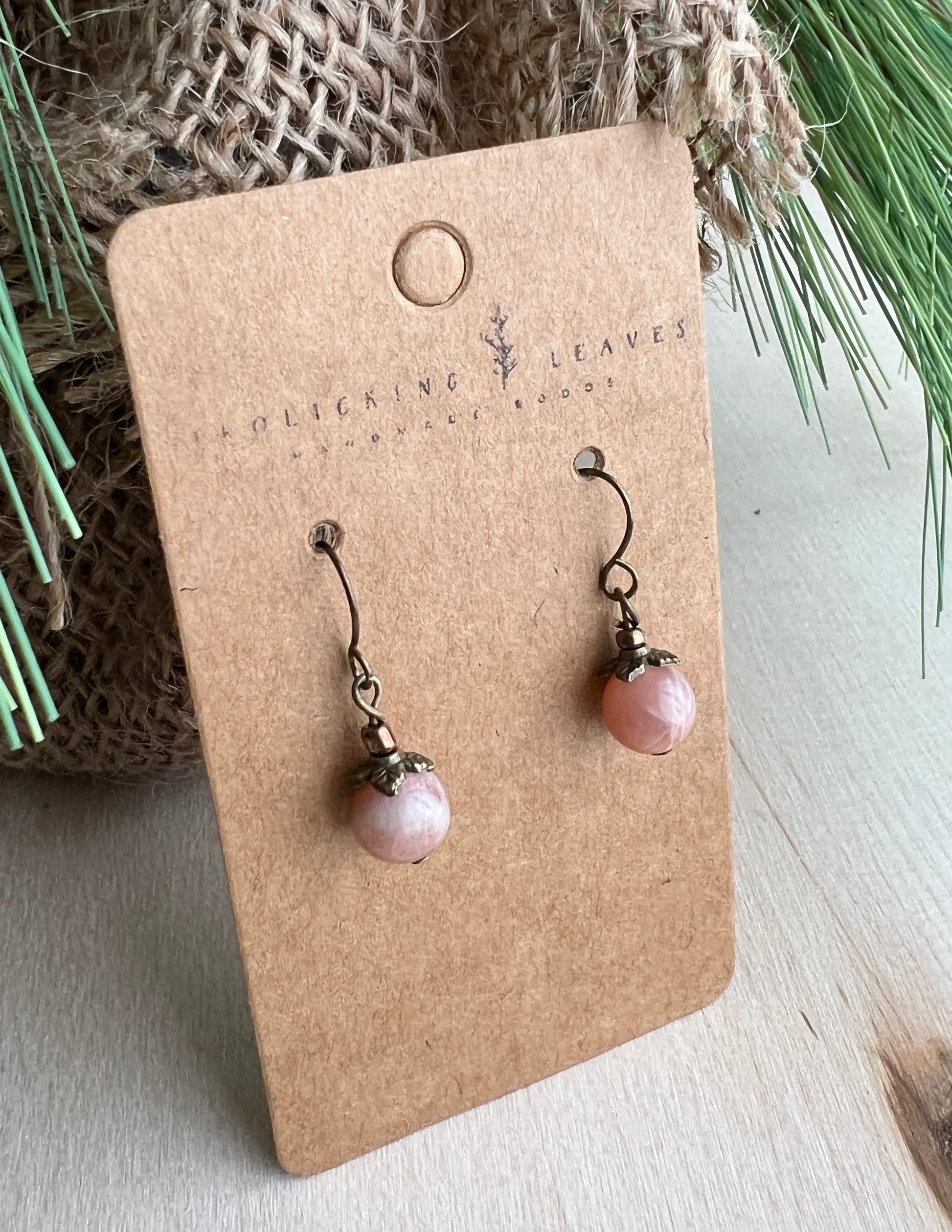 Sunstones Bronze Earrings
