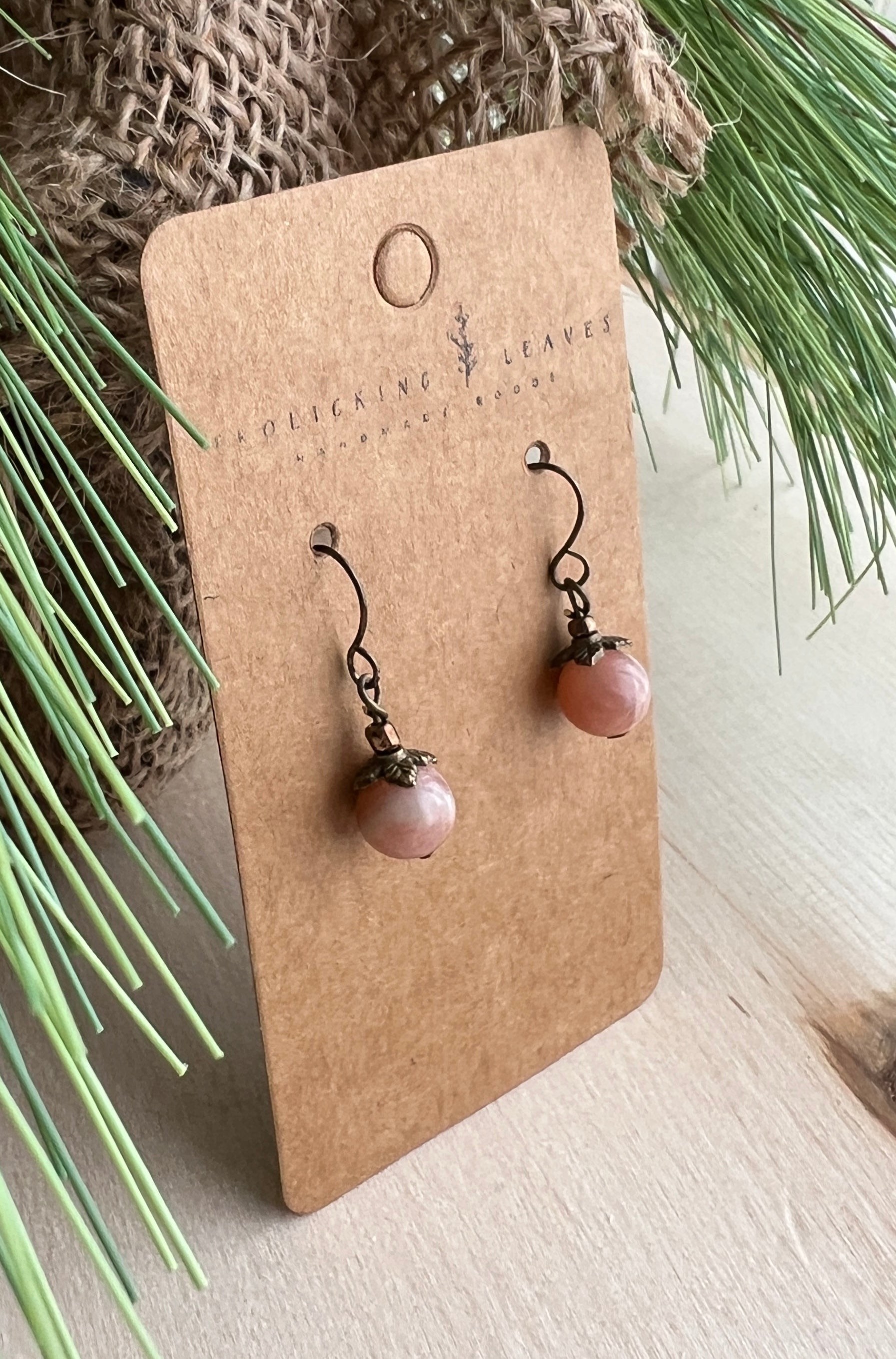 Sunstones Bronze Earrings