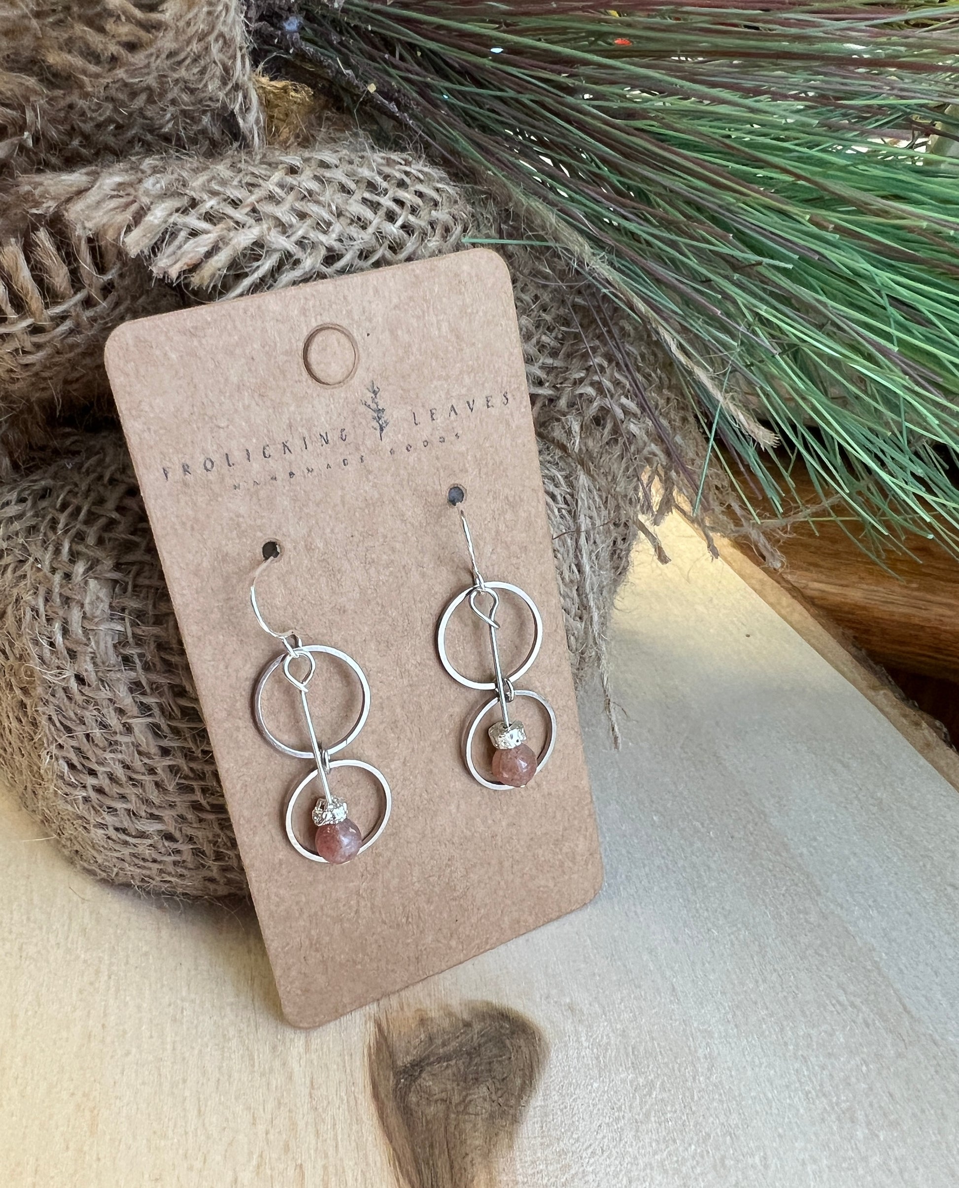 Sunstone Dangle Earrings