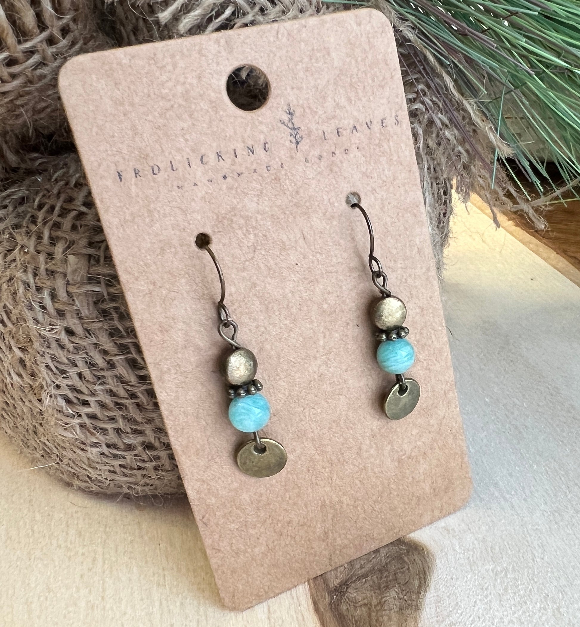 Jadeite Dangle Earrings
