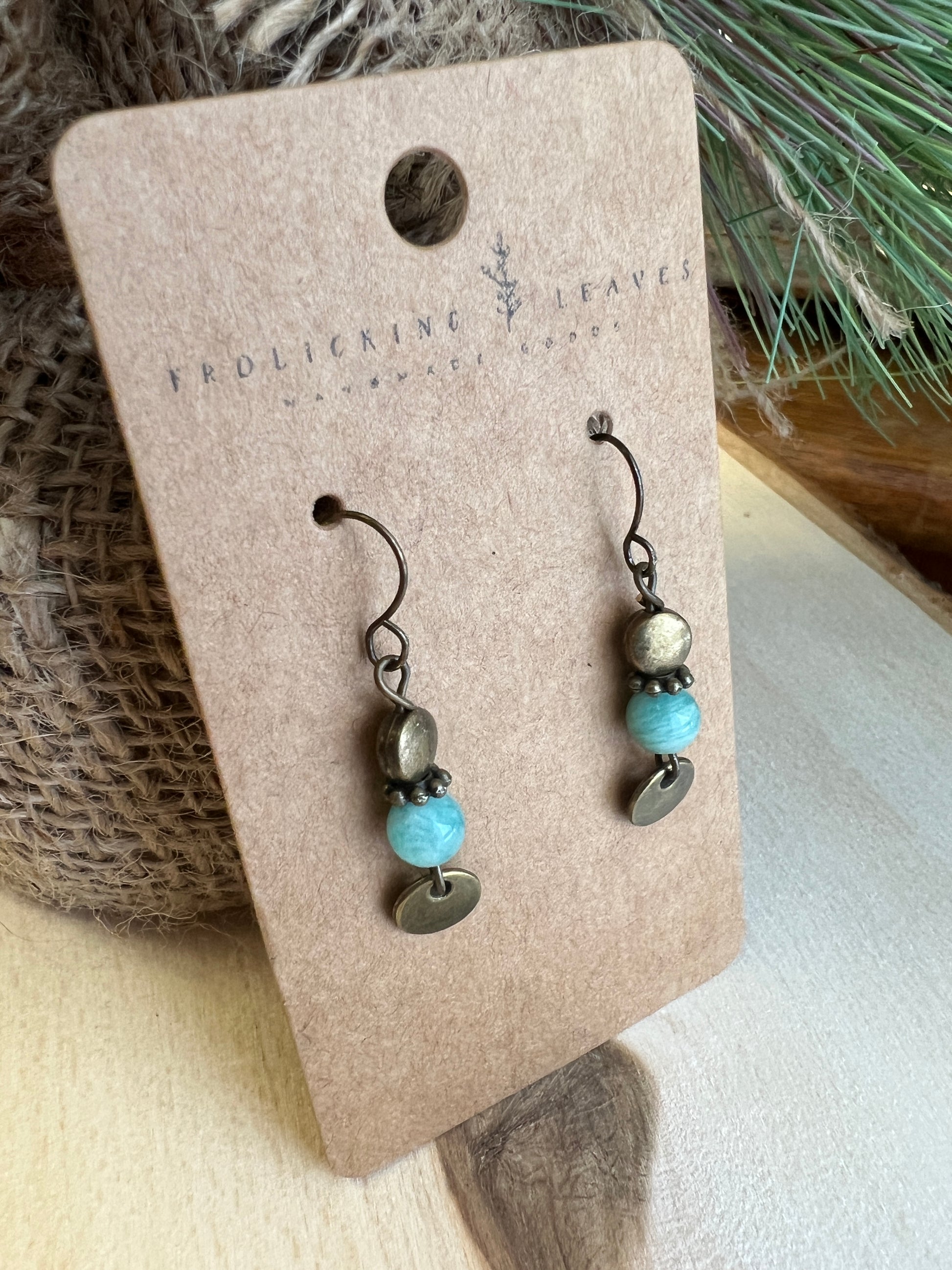 Jadeite Dangle Earrings