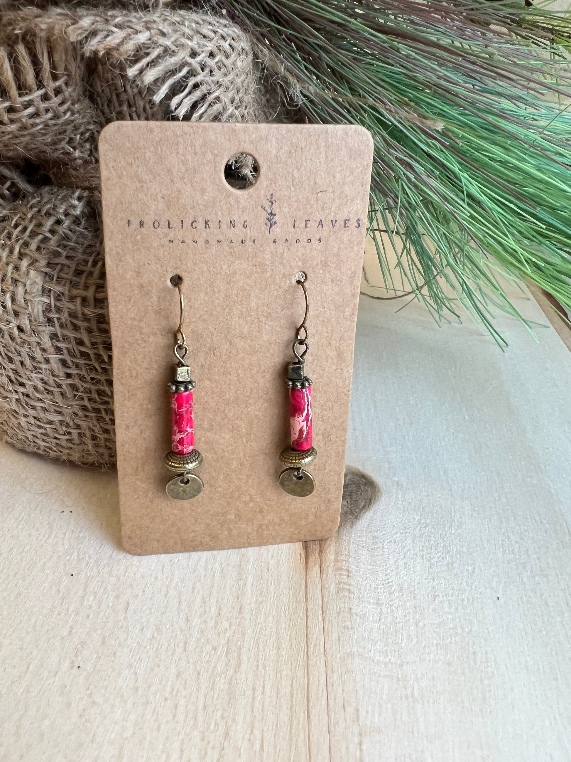 Red Sea Sediment Jasper Earrings