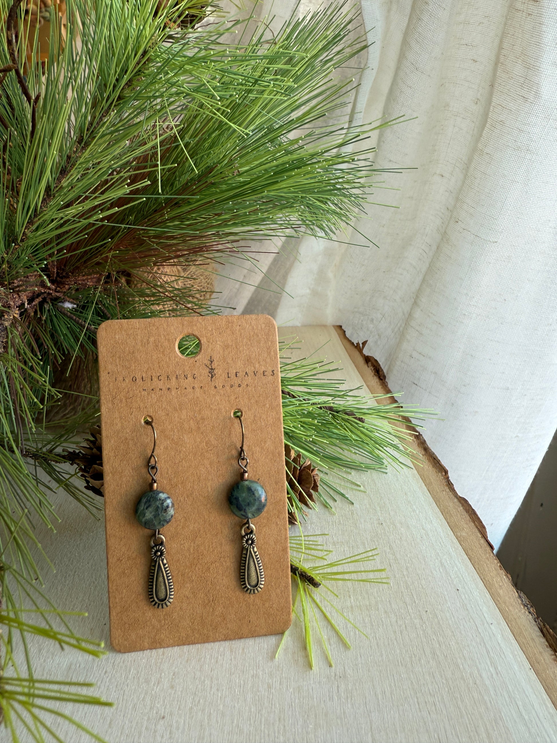Jade Dangle Earrings