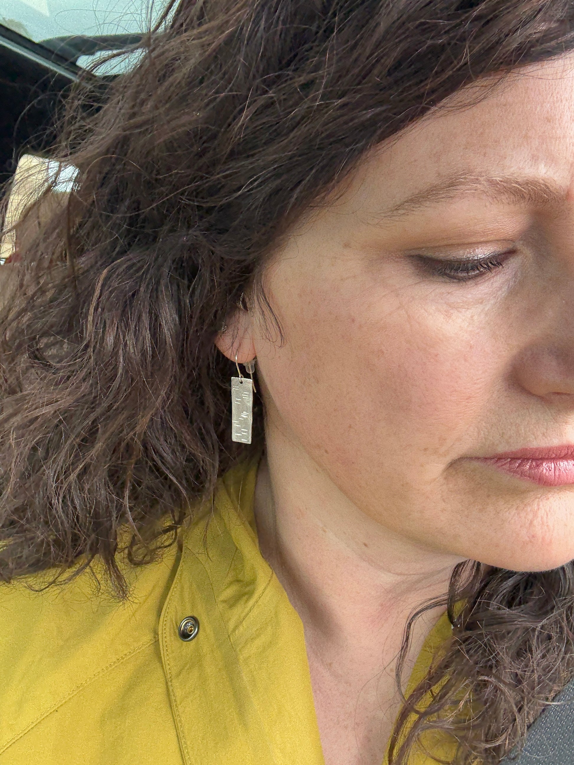Sterling Silver Birch Earrings