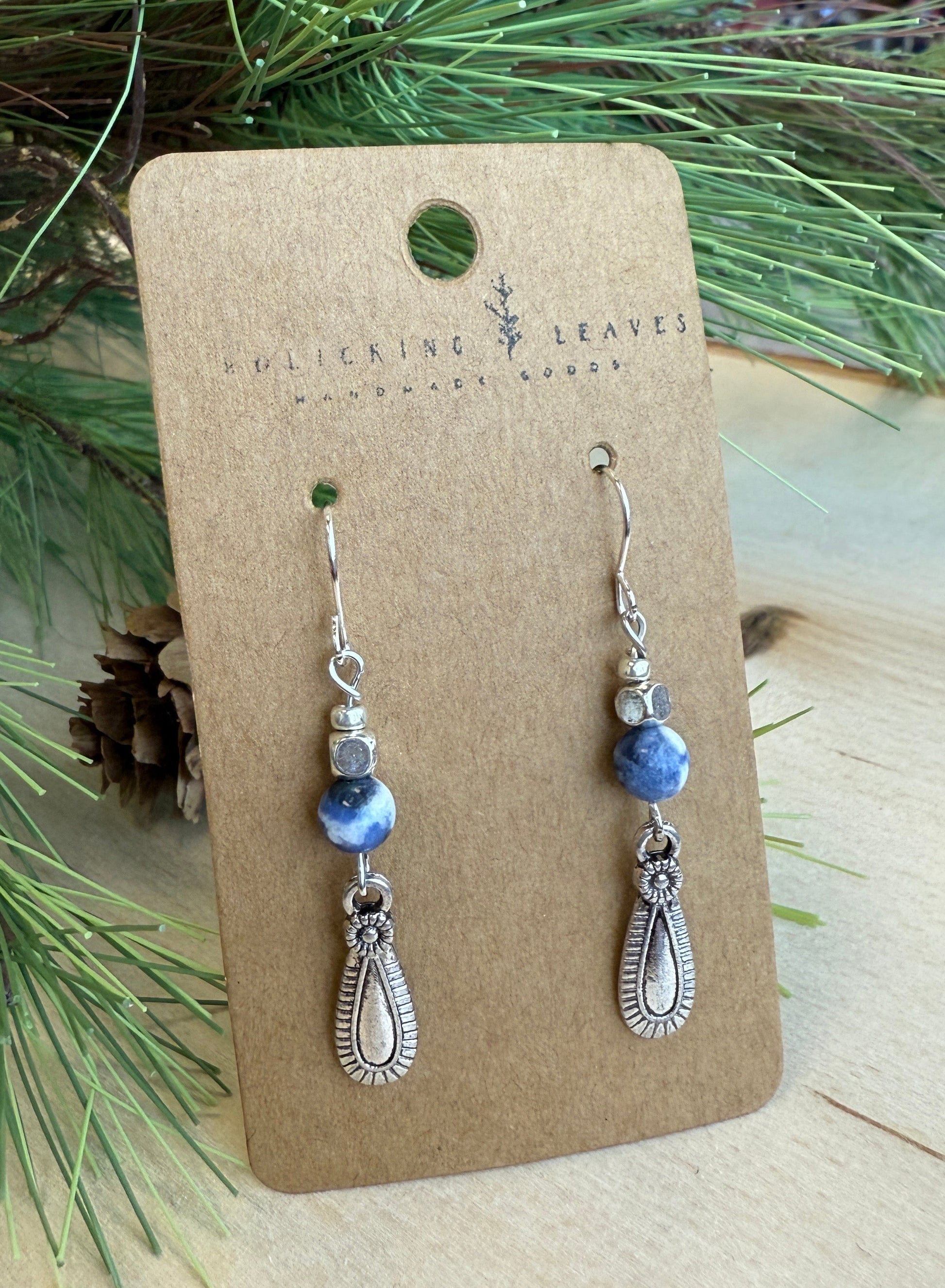 Sodalite Boho Earrings