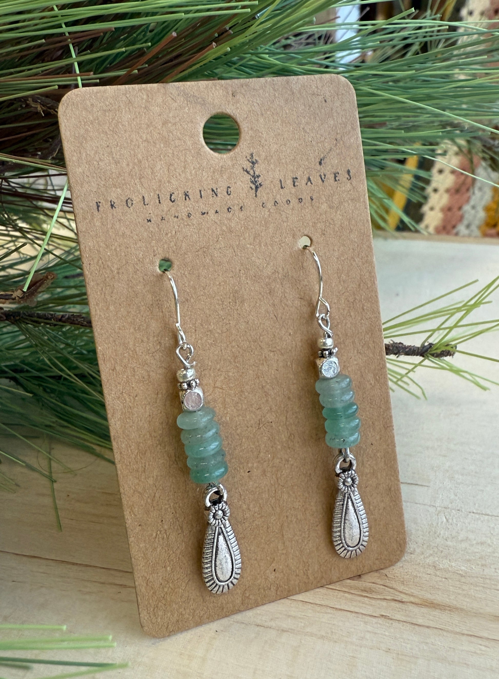 Aventurine Boho Earrings