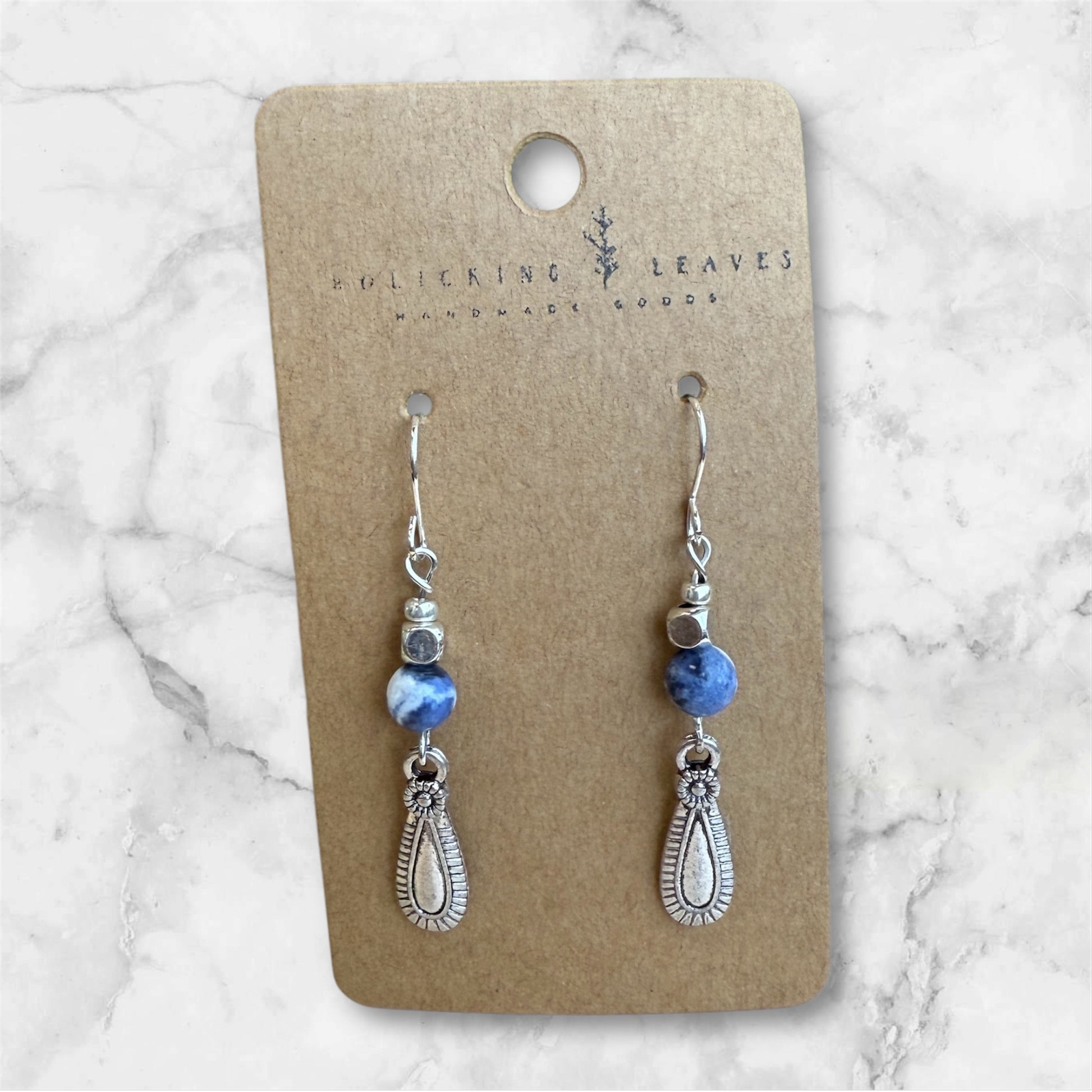 Sodalite Boho Earrings