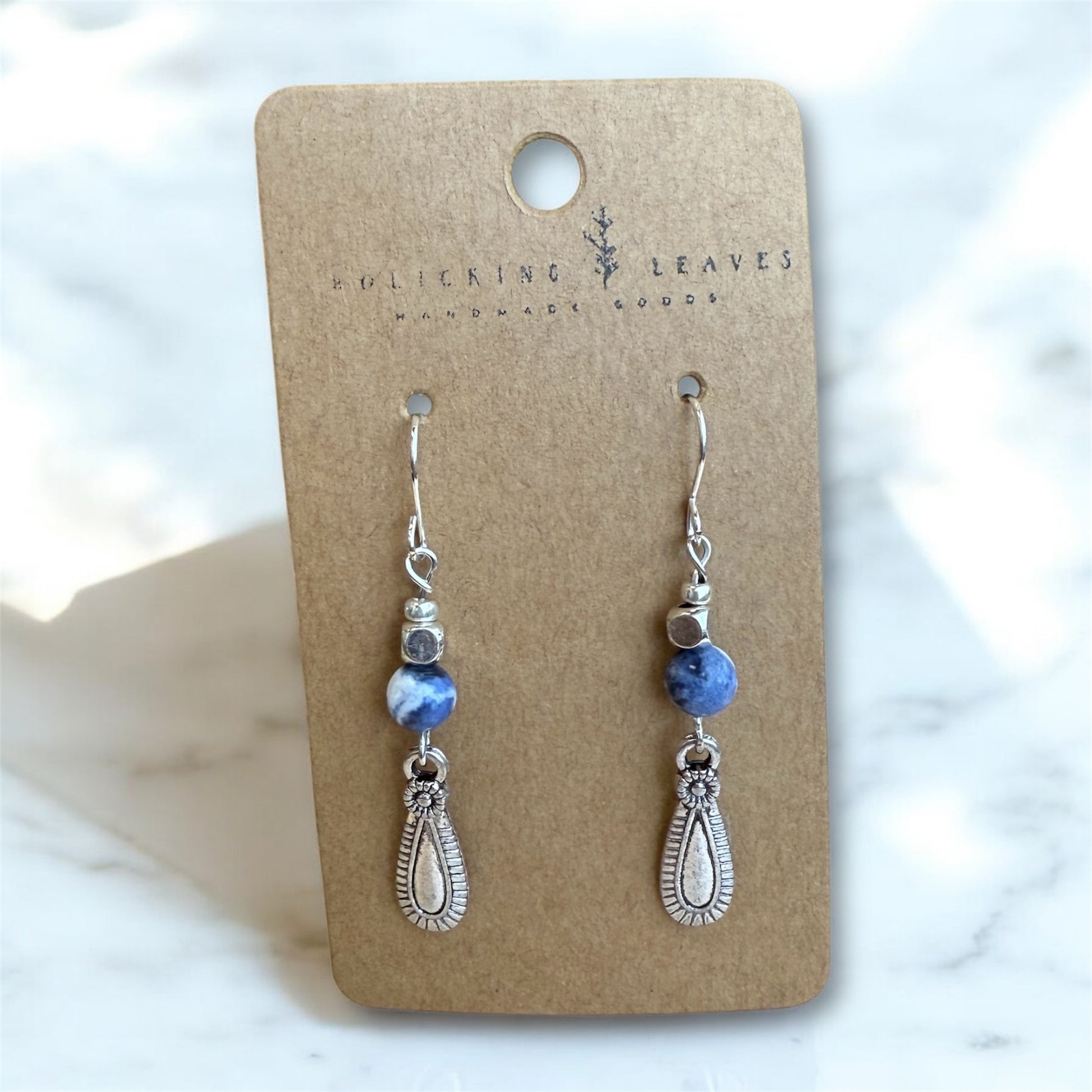 Sodalite Boho Earrings